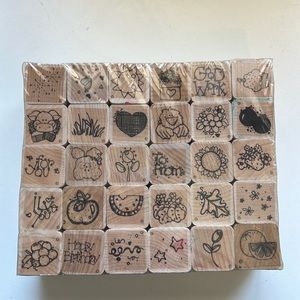 Close To My Heart CTMH Wood Stamp Set